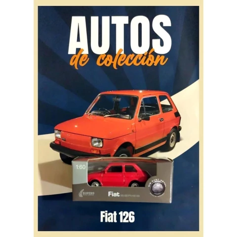 AUTOS DE COLECCION MSE 24 FIAT 126 ESCALA 01:60