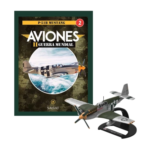 AVIONES II GUERRA MUNDIAL 02 NORTH AMERICAN P-51B MUSTANG (1944)