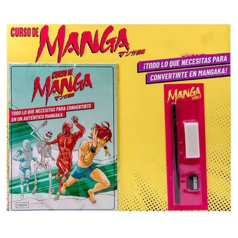 CURSO DE MANGA 01 (INCLUYE LAPIZ NEGRO GOMA Y SACAPUNTAS)
