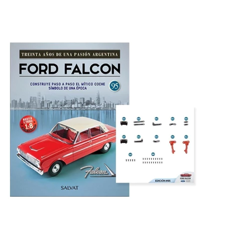 CONSTRUYE EL FORD FALCON 30 AÑOS 95 PASO A PASO ESCALA 1:8