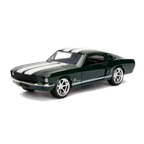RAPIDO & FURIOSO 07 FORD MUSTANG FASTBACK NEGRO Y BLANCO ESCALA 1/43