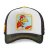 GORRA LT GALLO CLAUDIO BLANCA NEGRA Y AMARILLA