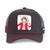 GORRA MONKEY D LUFFY NEGRA COST ROJAS REC FONDO BLANCO MARCO NEGRO