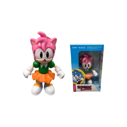SONIC THE HEDGEHOG - FIGURA ARTICULADA 10 CM AMY ROSE