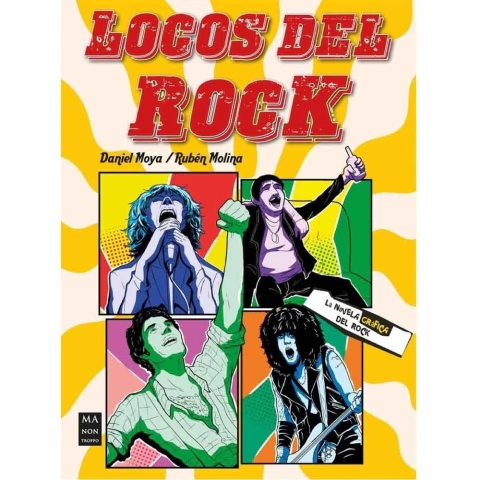 LA NOVELA GRAFICA DEL ROCK. LOCOS DEL ROCK