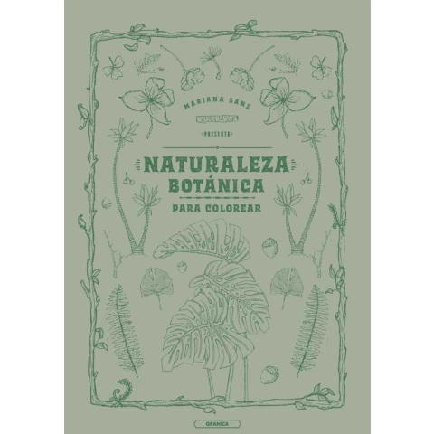 NATURALEZA BOTANICA PARA COLOREAR