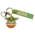 LLAVERO GOMA STAR WARS BABY YODA CUNA NARANJA