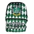 MOCHILA TELA HARRY POTTER SLYTHERIN BLANCA VERDE ROMBOS