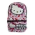 MOCHILA TELA HELLO KITTY ROSA RAYAS VERTICALES