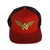 GORRA WONDER WOMAN ROJA Y NEGRO AMH-8