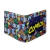 BILLETERA MARVEL COMICS CON FONDO PERSONAJES CHIBIS