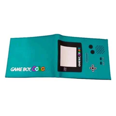 BILLETERA NINTENDO GAMEBOY COLOR CELESTE