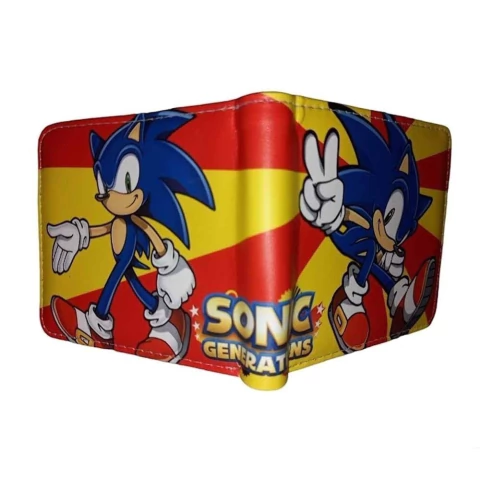 BILLETERA SONIC THE HEDGEHOG AMARILLO Y ROJO