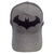 GORRA TRUCKER BATMAN GRIS LOGO ARKHAM BORDADO NEGRO CMH-80