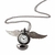 COLGANTE RELOJ HARRY POTTER SNITCH PLATEADA