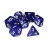 DADOS DE ROL 105 VIOLETA MARMOL NUMEROS BLANCOS