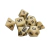 DADOS DE ROL 19 BLANCO HUESO NUMEROS NEGROS