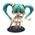 GASHAPON VOCALOID MIKU HATSUNE VESTIDO BLANCO Y DORADO OT-A14