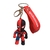 LLAVERO GOMA SPIDERMAN MITAD ROJO MITAD NEGRO KC-10 02