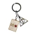 LLAVERO METAL HARRY POTTER RELIQUIAS DE LA MUERTE Y CARTA ADMISION HOGWARTS