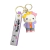 LLAVERO GOMA HELLO KITTY ROPA CASUAL LILA KC-19