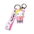 LLAVERO GOMA HELLO KITTY ROPA CASUAL ROSA KC-19