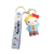LLAVERO GOMA HELLO KITTY ROPA CASUAL CELESTE KC-19