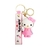 LLAVERO GOMA HELLO KITTY ROPA VESTIDO ROSA KC-19