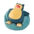 GASHAPON POKEMON SNORLAX DURMIENDO EN PUFF TURQUESA OT-A48