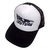 GORRA TRUCKER BACK TO THE FUTURE LOGO NEGRA Y BLANCA