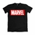 REMERA MARVEL LOGO NEGRA MEDIUM