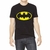 REMERA BATMAN LOGO AMARILLO NEGRA LARGE