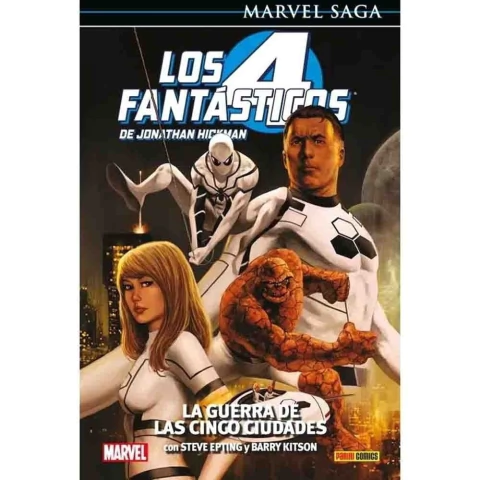 LOS 4 FANTASTICOS DE J HICKMAN (HC) 04 LA GUERRA DE LAS CINCO CIUDADES (SAGA)