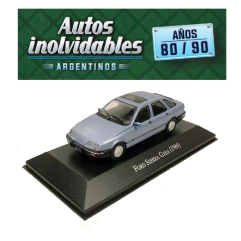 AUTOS INOLVIDABLES ARGENTINOS 80 Y 90 02 FORD SIERRA GHIA CELES (1984) ESC 01:43