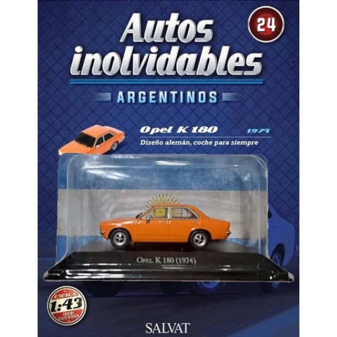 AUTOS INOLVIDABLES ARGENTINOS 24 OPEL K 180 NARANJA (1974) ESC 01:43