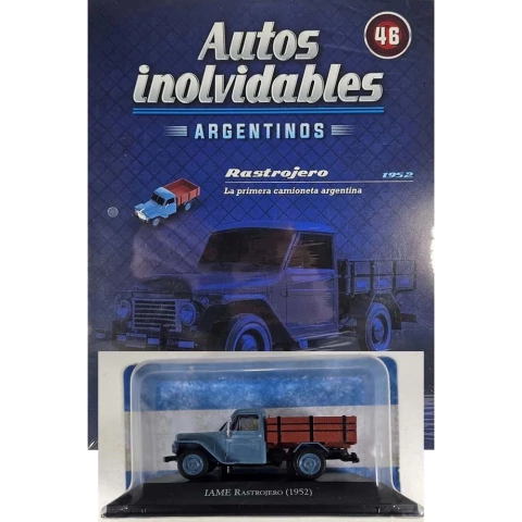 AUTOS INOLVIDABLES ARGENTINOS 46 IAME RASTROJERO CELESTE (1952) ESC 01:43