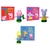 PACK LA CASA DE PEPPA PIG 3x2 FIGURAS GEORGE EMILIA ELEFANTA Y JOSE 10 CM C/U