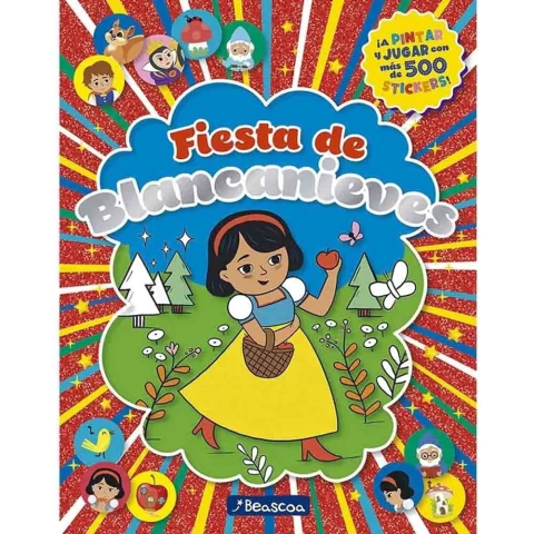 FIESTA CON BLANCANIEVES (500 STICKERS)