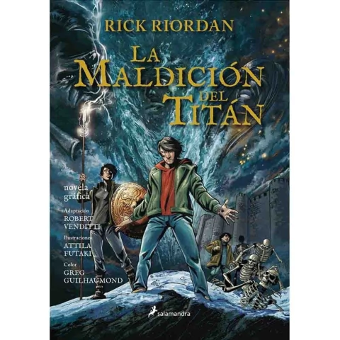 PERCY JACKSON: LA MALDICION DEL TITAN NOVELA GRAFICA