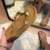 Papete Pedraria Camel - Amati Shoes