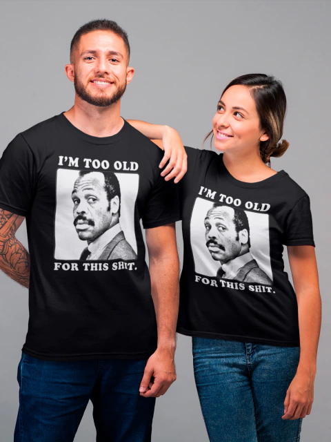 Camiseta Máquina Mortífera Blusa Estou muito Velho Blusa