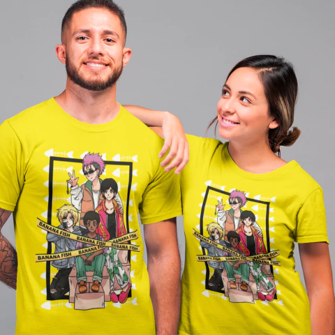 Camiseta Banana Fish Mangá Ash Lynx Eiji Okumura Anime