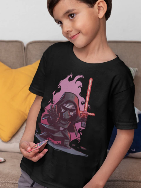 Camiseta Infantil Star Wars Kylo Ren Ascensão Skywalker