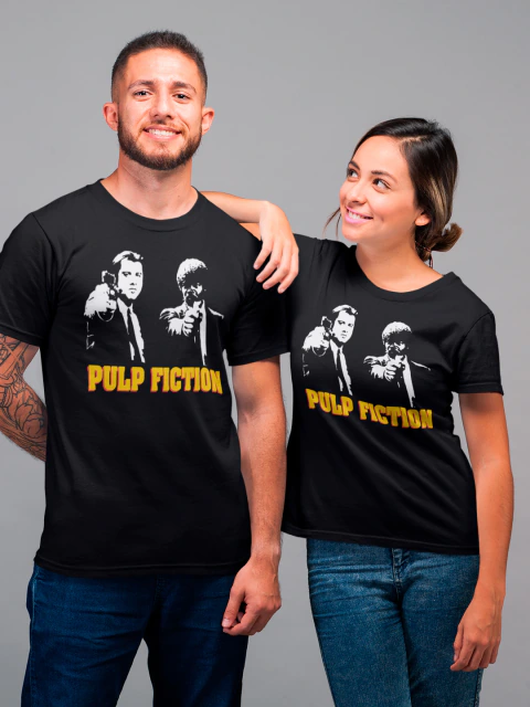 Camiseta Pulp Fiction Tempo de Violência Blusa Tarantino