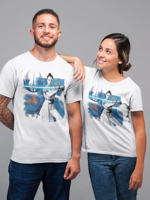 Camiseta Star Wars Ascensão Skywalker Rey Blusa Resistência
