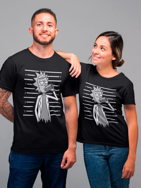 Camiseta Rick And Morty Séries Cartoons Seriados Blusa