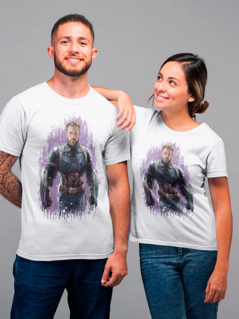 Camiseta Vingadores Guerra Infinita Capitão América Nomade