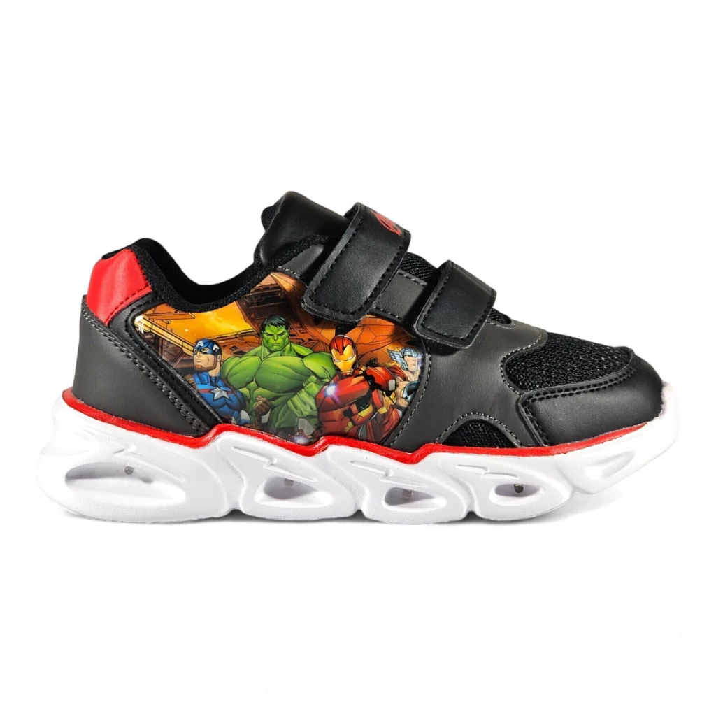Zapatillas Avengers abrojo con luces led Marvel 24 al 32