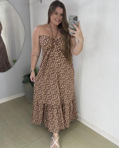 Vestido Alina - Marrom na internet