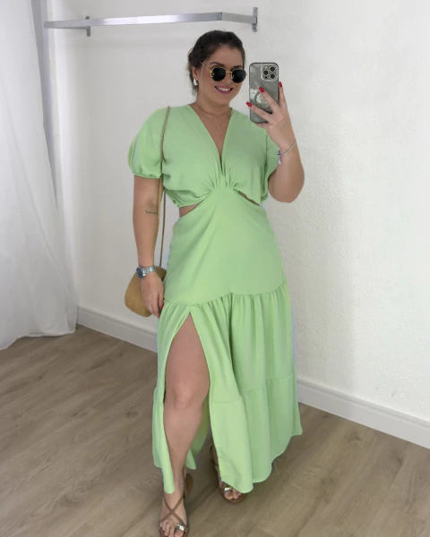 Vestido Karoline - Verde menta - comprar online